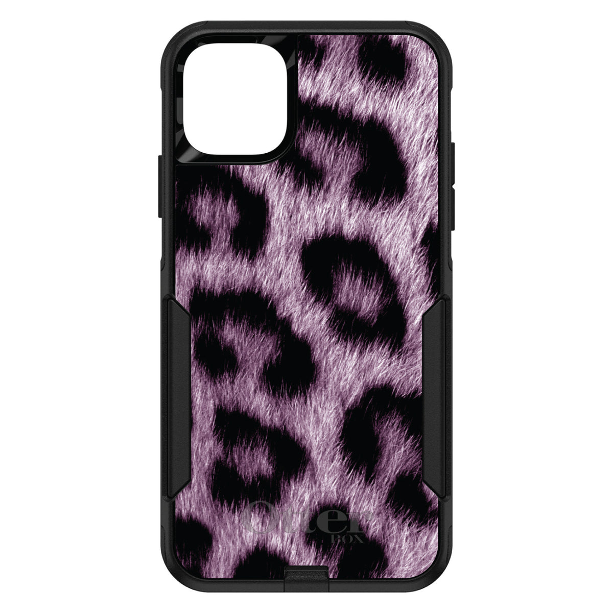 Purple Black Leopard Fur Skin OtterBox Commuter Case for iPhone & Galaxy, view 2