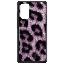 DistinctInk™ OtterBox Symmetry Series Case for Apple iPhone / Samsung Galaxy / Google Pixel - Purple Black Leopard Fur Skin
