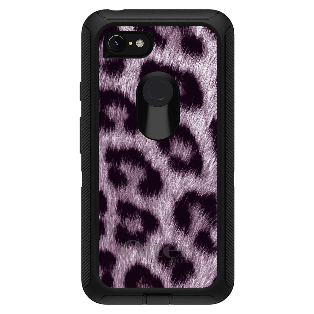 Purple Black Leopard Fur Skin OtterBox Defender Case for iPhone & Galaxy, view 18