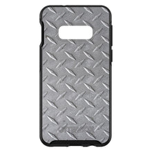 DistinctInk™ OtterBox Symmetry Series Case for Apple iPhone / Samsung Galaxy / Google Pixel - Grey Diamond Plate Steel