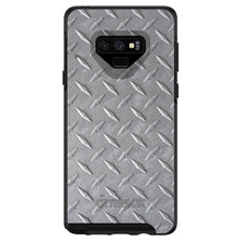DistinctInk™ OtterBox Symmetry Series Case for Apple iPhone / Samsung Galaxy / Google Pixel - Grey Diamond Plate Steel