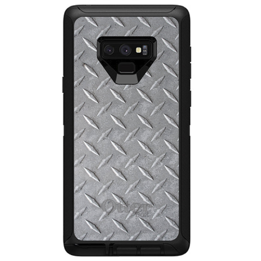 Grey Diamond Plate Steel OtterBox Defender Case for iPhone & Galaxy, view 16