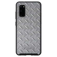 DistinctInk™ OtterBox Symmetry Series Case for Apple iPhone / Samsung Galaxy / Google Pixel - Grey Diamond Plate Steel