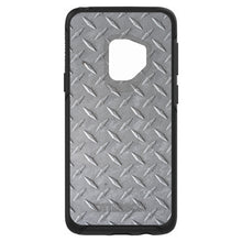 DistinctInk™ OtterBox Symmetry Series Case for Apple iPhone / Samsung Galaxy / Google Pixel - Grey Diamond Plate Steel