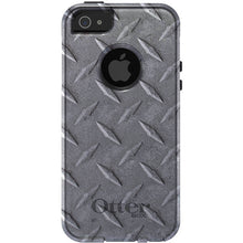 DistinctInk™ OtterBox Commuter Series Case for Apple iPhone or Samsung Galaxy - Grey Diamond Plate Steel