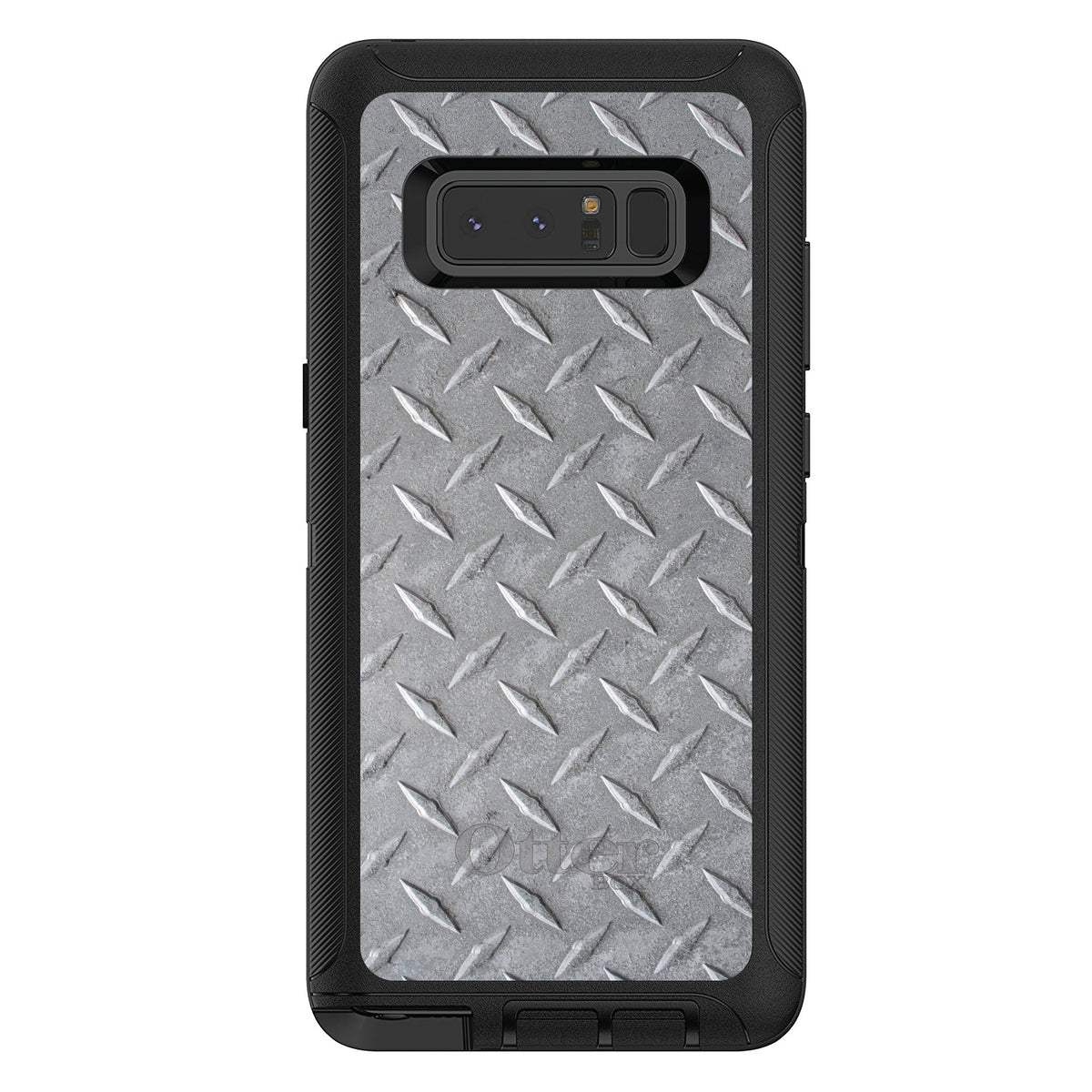 Grey Diamond Plate Steel OtterBox Defender Case for iPhone & Galaxy, view 17