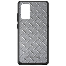 DistinctInk™ OtterBox Symmetry Series Case for Apple iPhone / Samsung Galaxy / Google Pixel - Grey Diamond Plate Steel