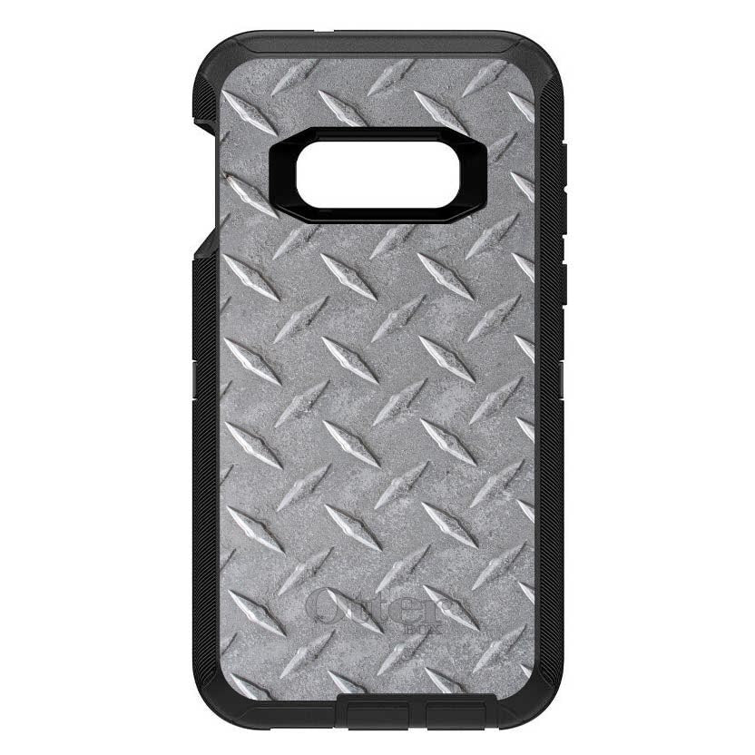 Grey Diamond Plate Steel OtterBox Defender Case for iPhone & Galaxy, view 10