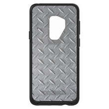 DistinctInk™ OtterBox Symmetry Series Case for Apple iPhone / Samsung Galaxy / Google Pixel - Grey Diamond Plate Steel