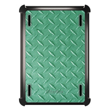 DistinctInk™ OtterBox Defender Series Case for Apple iPad / iPad Pro / iPad Air / iPad Mini - Green Diamond Plate Steel Print
