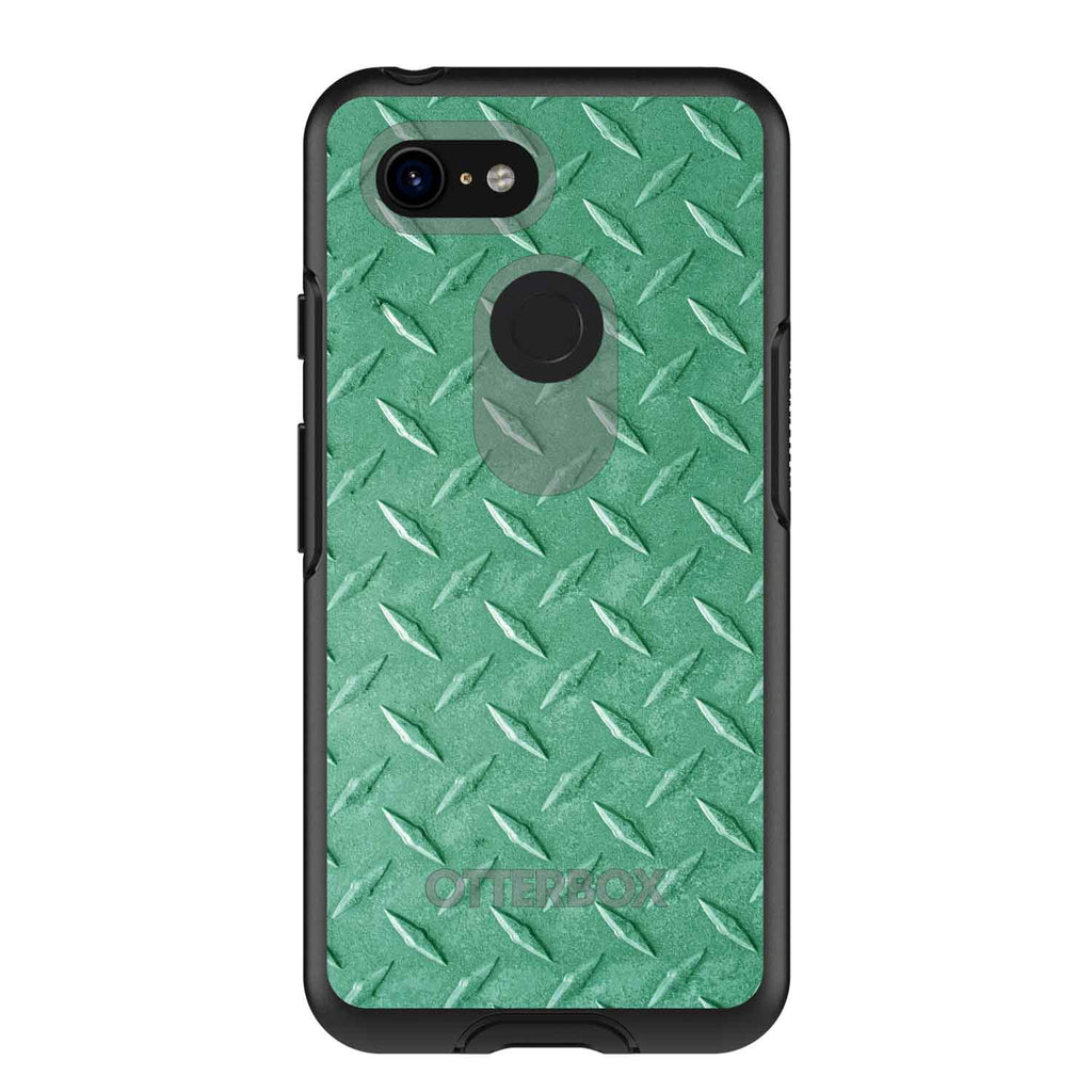 Green Diamond Plate Steel Print OtterBox Symmetry Case for iPhone & Galaxy, view 15