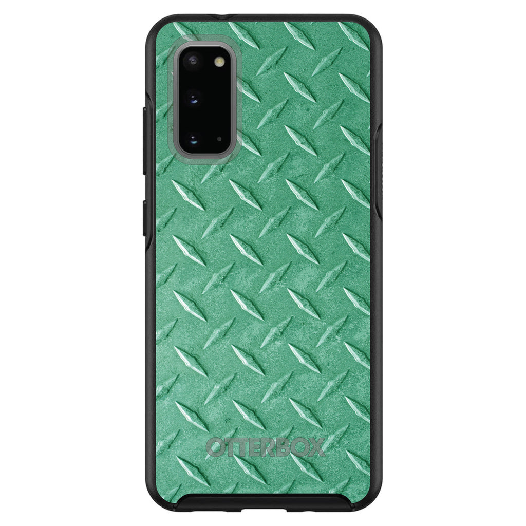 Green Diamond Plate Steel Print OtterBox Symmetry Case for iPhone & Galaxy, view 5