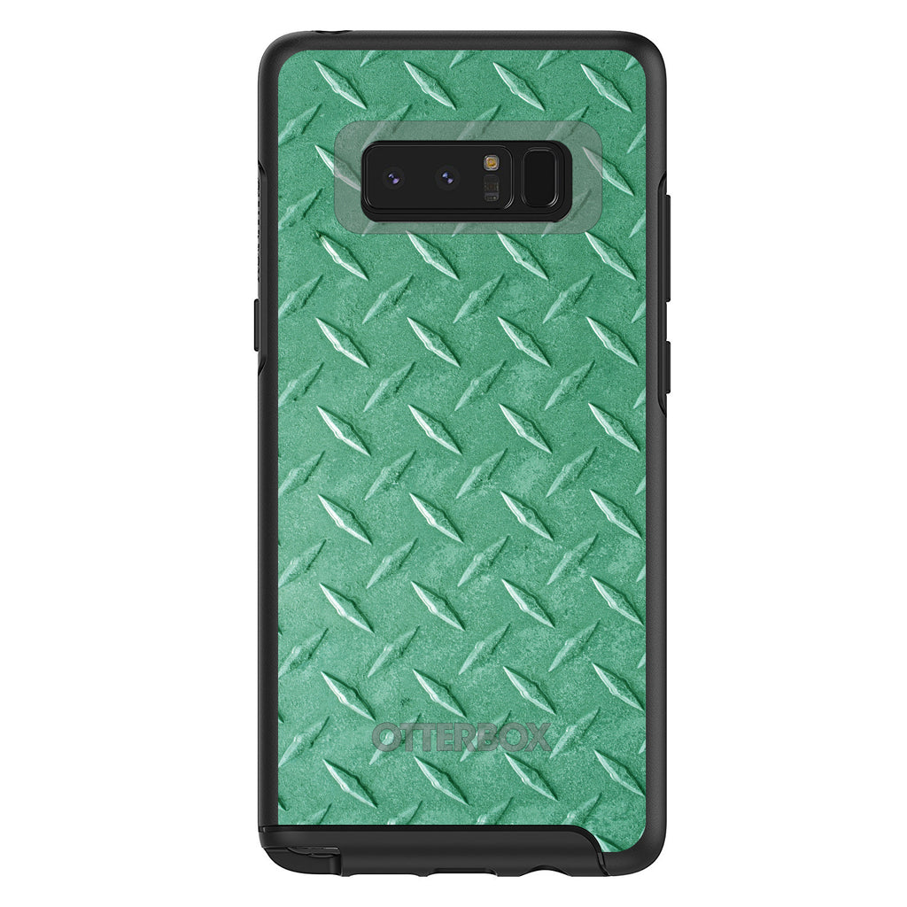 Green Diamond Plate Steel Print OtterBox Symmetry Case for iPhone & Galaxy, view 14
