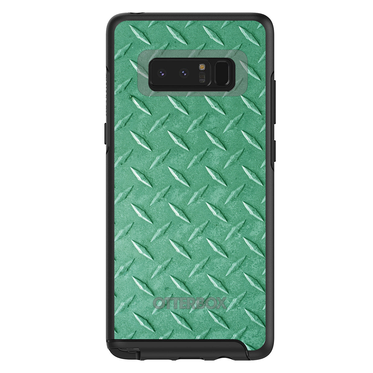 Green Diamond Plate Steel Print OtterBox Symmetry Case for iPhone & Galaxy, view 14