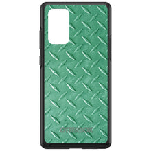 DistinctInk™ OtterBox Symmetry Series Case for Apple iPhone / Samsung Galaxy / Google Pixel - Green Diamond Plate Steel Print