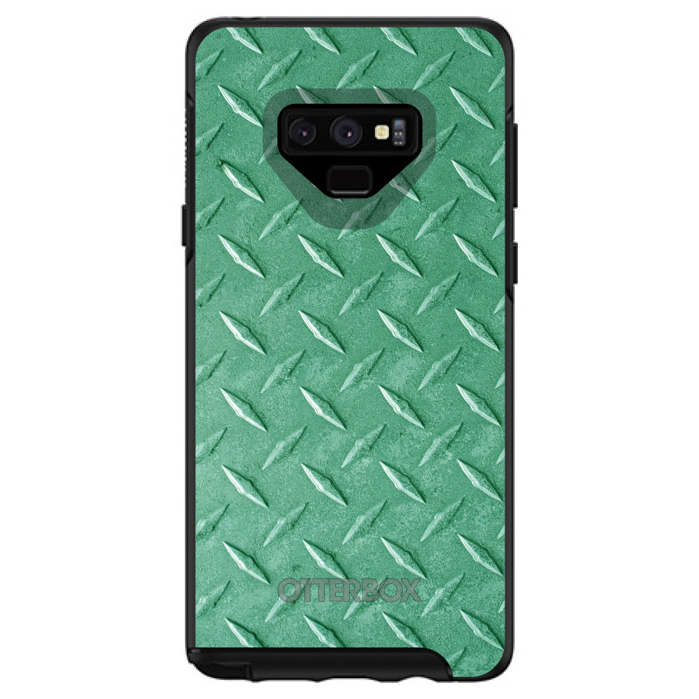 Green Diamond Plate Steel Print OtterBox Symmetry Case for iPhone & Galaxy, view 13