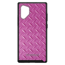 DistinctInk™ OtterBox Symmetry Series Case for Apple iPhone / Samsung Galaxy / Google Pixel - Hot Pink Diamond Plate Steel Print