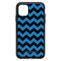Black Blue Chevron Stripes OtterBox Symmetry Case for iPhone & Galaxy