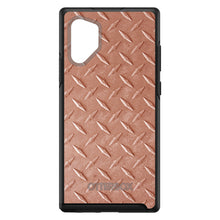 DistinctInk™ OtterBox Symmetry Series Case for Apple iPhone / Samsung Galaxy / Google Pixel - Orange Diamond Plate Steel Print