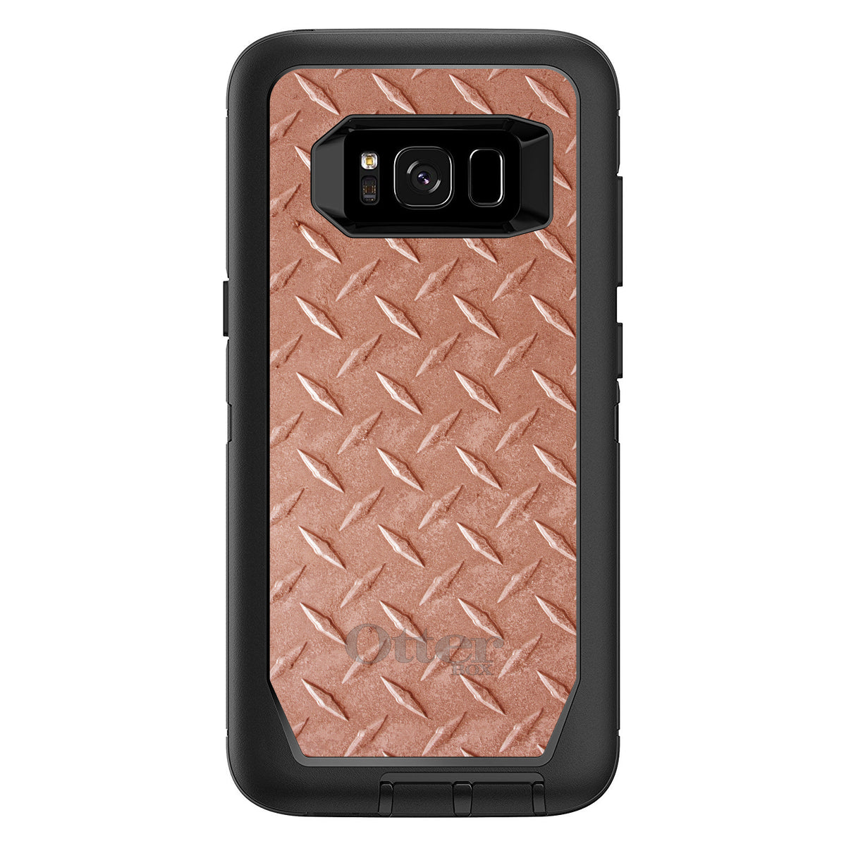 Orange Diamond Plate Steel Print OtterBox Defender Case for iPhone & Galaxy, view 12