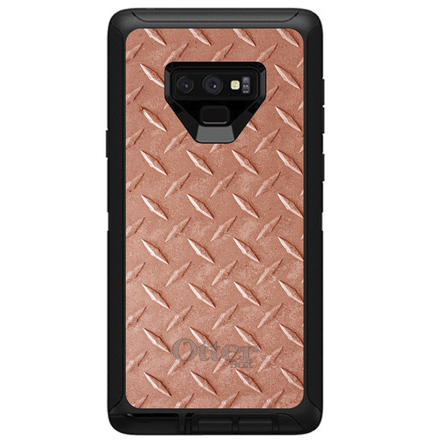 Orange Diamond Plate Steel Print OtterBox Defender Case for iPhone & Galaxy, view 16