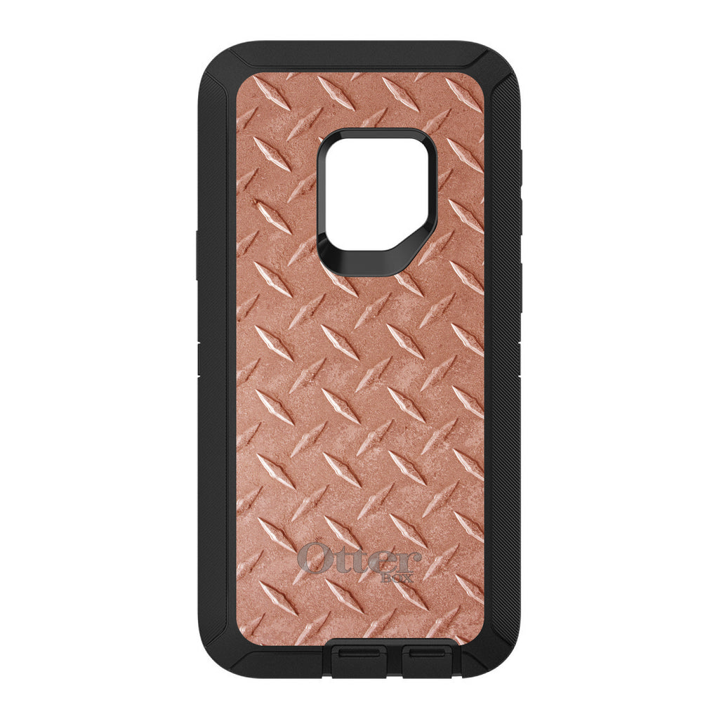 Orange Diamond Plate Steel Print OtterBox Defender Case for iPhone & Galaxy, view 11