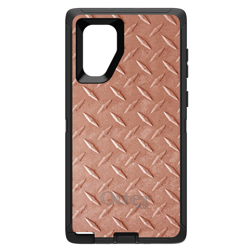 Orange Diamond Plate Steel Print OtterBox Defender Case for iPhone & Galaxy, view 15
