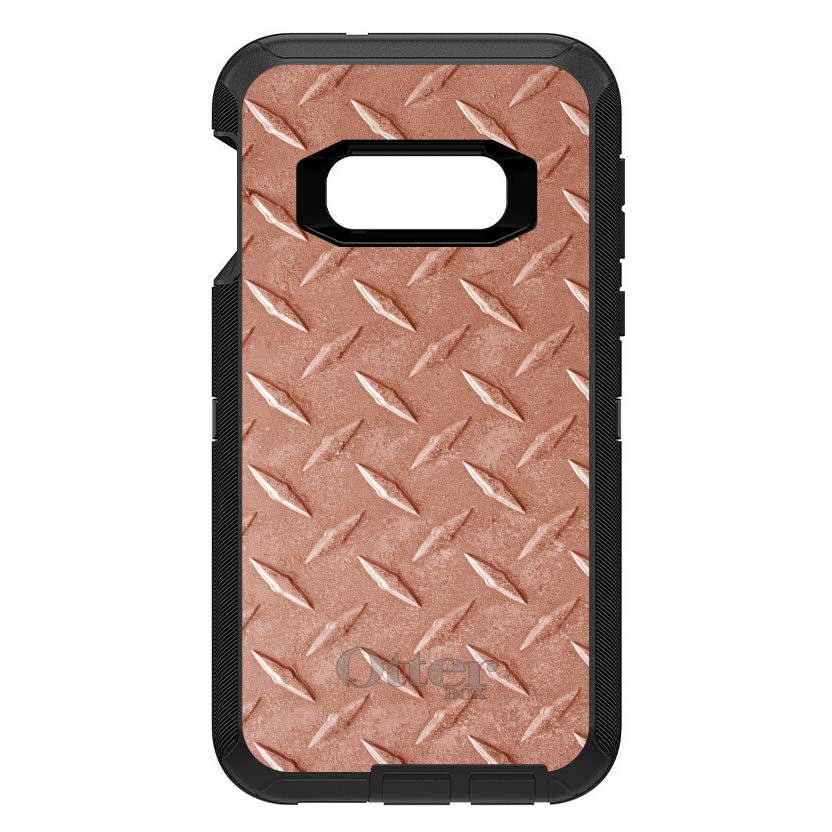 Orange Diamond Plate Steel Print OtterBox Defender Case for iPhone & Galaxy, view 10