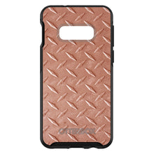 DistinctInk™ OtterBox Symmetry Series Case for Apple iPhone / Samsung Galaxy / Google Pixel - Orange Diamond Plate Steel Print