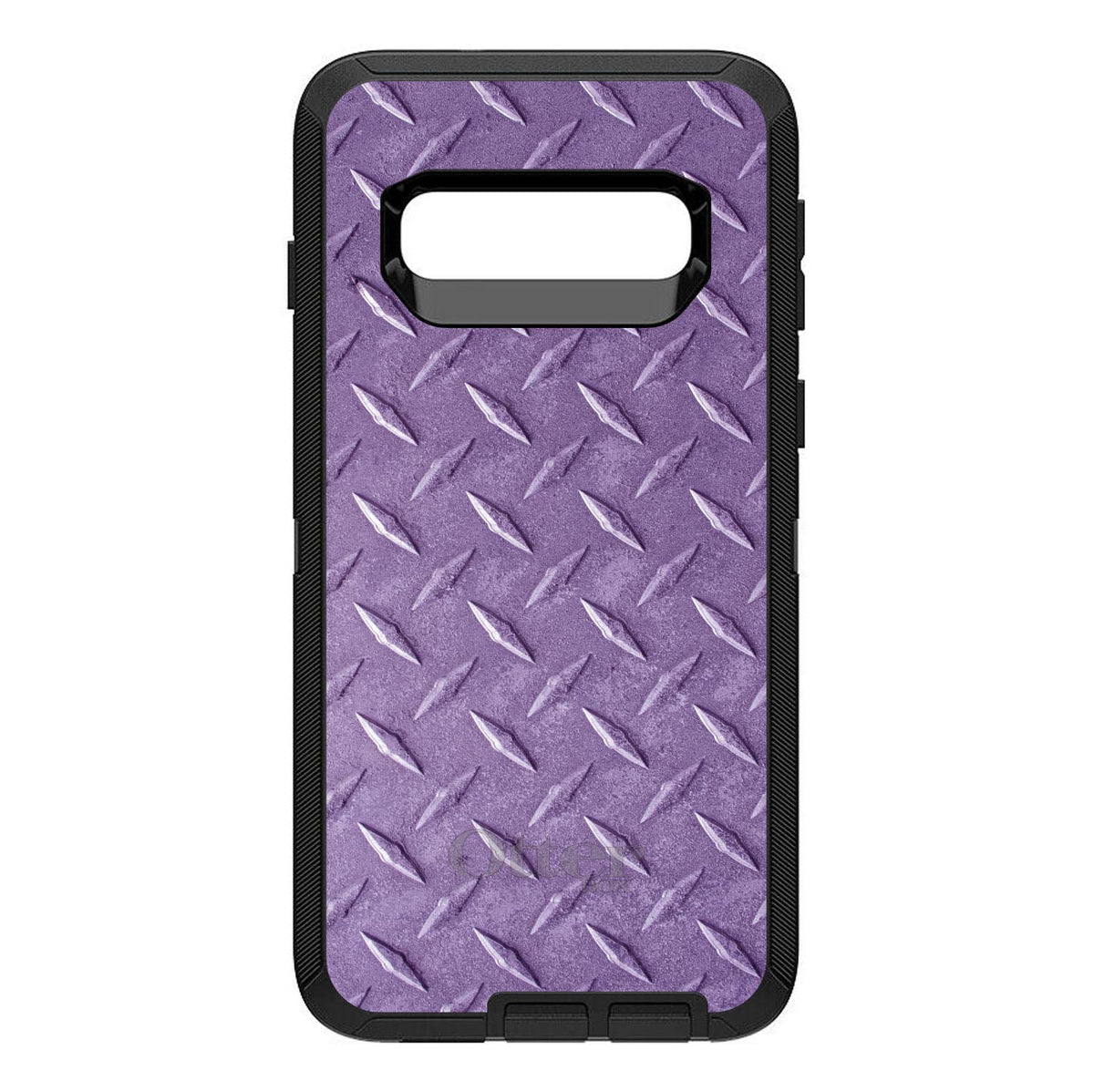 Purple Diamond Plate Steel Print OtterBox Defender Case for iPhone & Galaxy, view 9