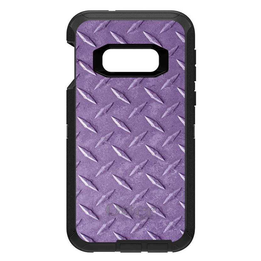 Purple Diamond Plate Steel Print OtterBox Defender Case for iPhone & Galaxy, view 10
