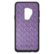 DistinctInk™ OtterBox Symmetry Series Case for Apple iPhone / Samsung Galaxy / Google Pixel - Purple Diamond Plate Steel Print