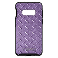 DistinctInk™ OtterBox Symmetry Series Case for Apple iPhone / Samsung Galaxy / Google Pixel - Purple Diamond Plate Steel Print