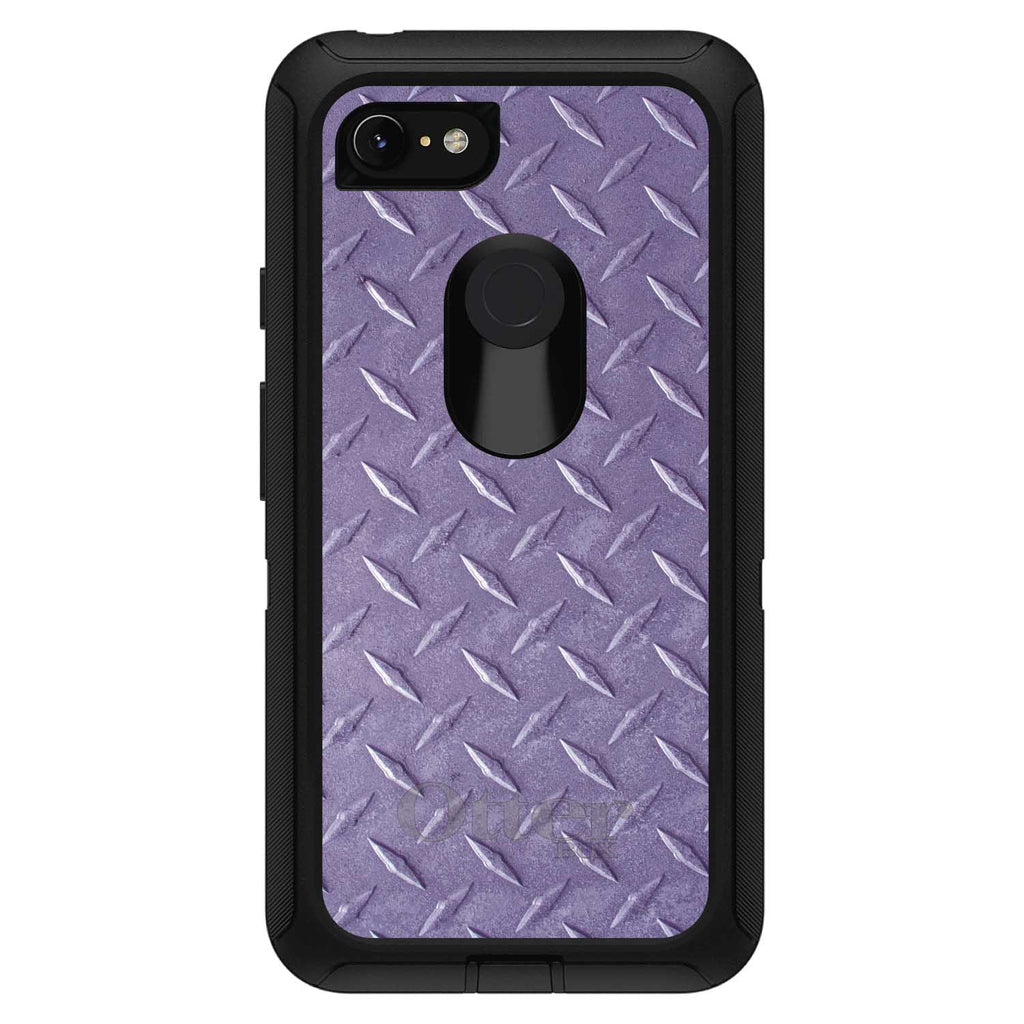 Purple Diamond Plate Steel Print OtterBox Defender Case for iPhone & Galaxy, view 18