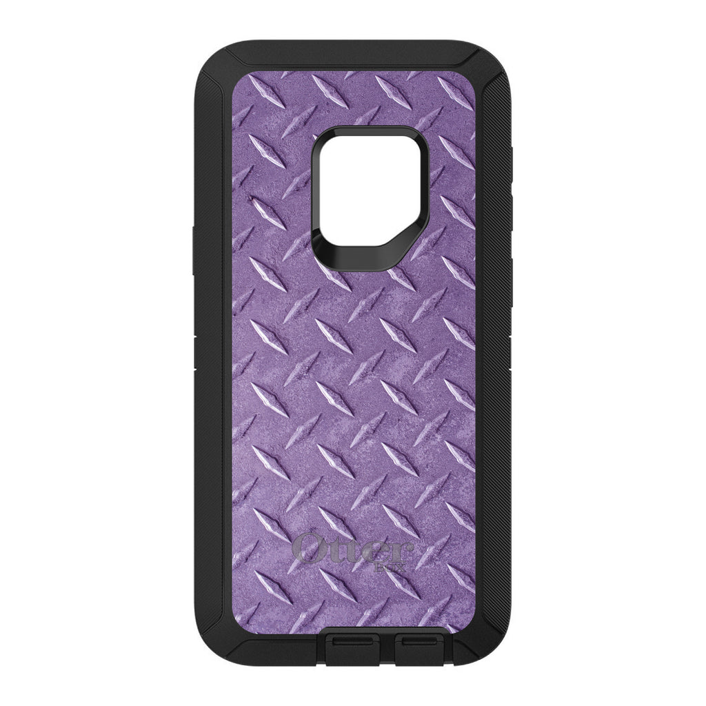 Purple Diamond Plate Steel Print OtterBox Defender Case for iPhone & Galaxy, view 11
