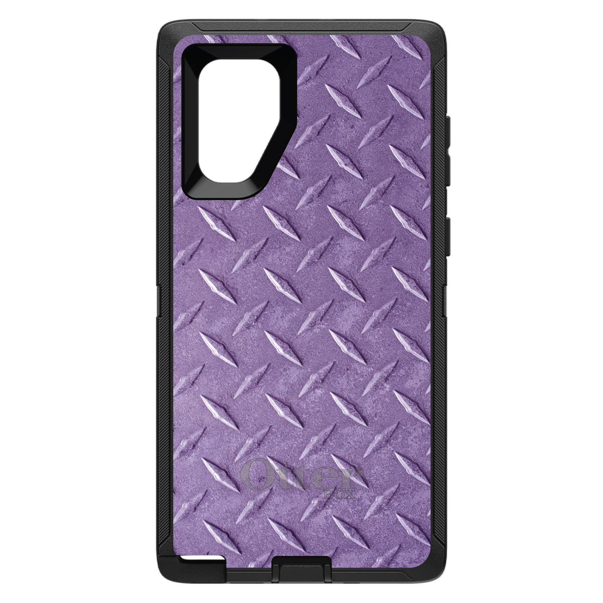 Purple Diamond Plate Steel Print OtterBox Defender Case for iPhone & Galaxy, view 14