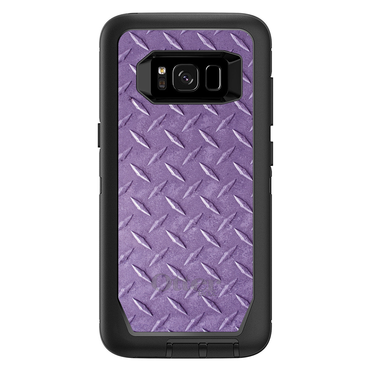 Purple Diamond Plate Steel Print OtterBox Defender Case for iPhone & Galaxy, view 12