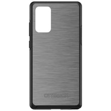 DistinctInk™ OtterBox Symmetry Series Case for Apple iPhone / Samsung Galaxy / Google Pixel - Grey Silver Stainless Steel Print Print