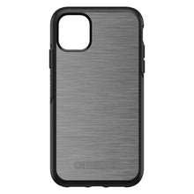 DistinctInk™ OtterBox Symmetry Series Case for Apple iPhone / Samsung Galaxy / Google Pixel - Grey Silver Stainless Steel Print Print