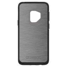 DistinctInk™ OtterBox Symmetry Series Case for Apple iPhone / Samsung Galaxy / Google Pixel - Grey Silver Stainless Steel Print Print