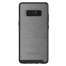 DistinctInk™ OtterBox Symmetry Series Case for Apple iPhone / Samsung Galaxy / Google Pixel - Grey Silver Stainless Steel Print Print