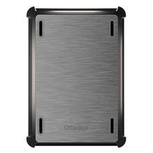 DistinctInk™ OtterBox Defender Series Case for Apple iPad / iPad Pro / iPad Air / iPad Mini - Grey Silver Stainless Steel Print Print