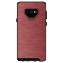 DistinctInk™ OtterBox Symmetry Series Case for Apple iPhone / Samsung Galaxy / Google Pixel - Red Stainless Steel Print