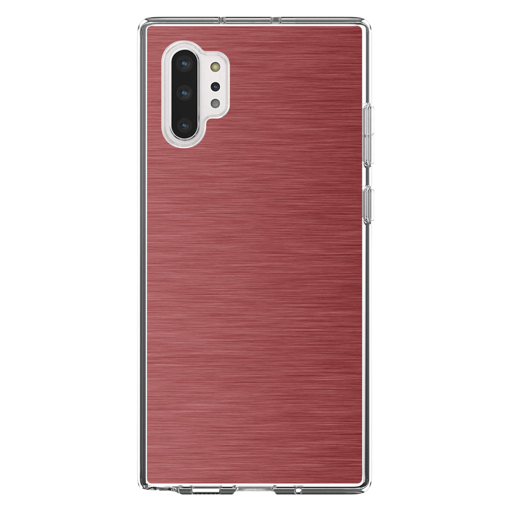 Red Stainless Steel Image Print Clear Shockproof iPhone Case, view 10