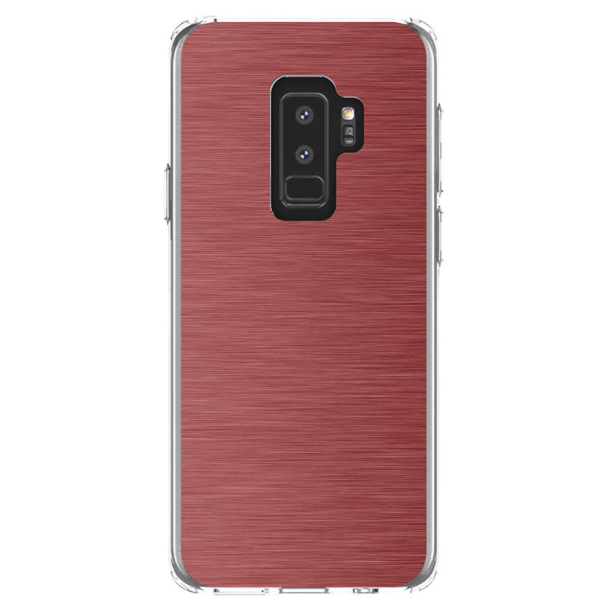 Red Stainless Steel Image Print Clear Shockproof iPhone Case, view 20