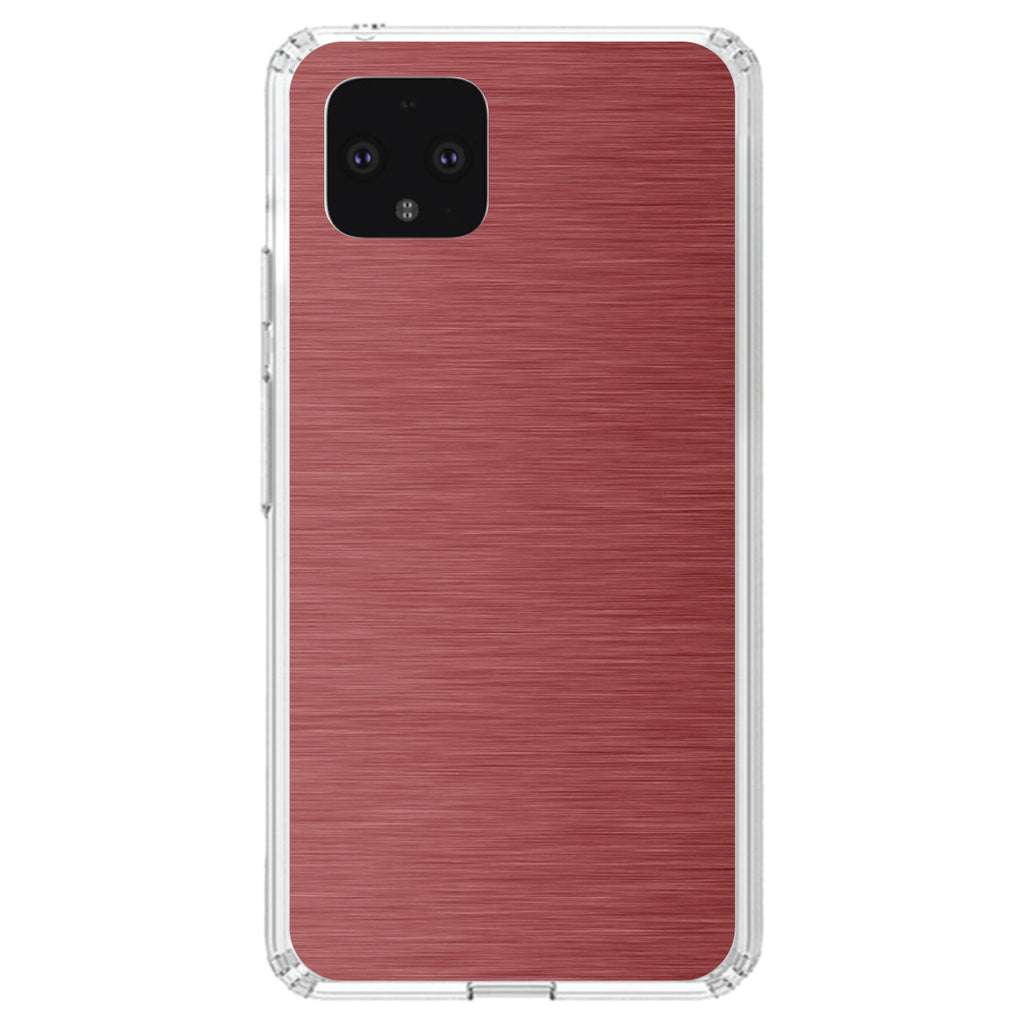 Red Stainless Steel Image Print Clear Shockproof iPhone Case, view 23