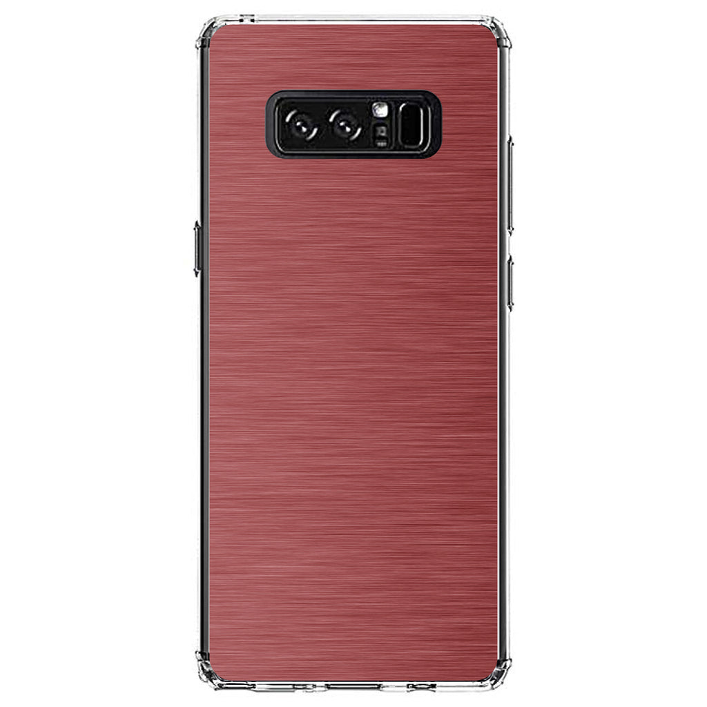 Red Stainless Steel Image Print Clear Shockproof iPhone Case, view 12