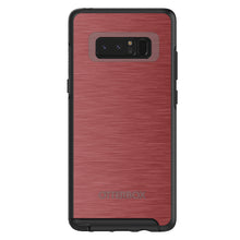DistinctInk™ OtterBox Symmetry Series Case for Apple iPhone / Samsung Galaxy / Google Pixel - Red Stainless Steel Print