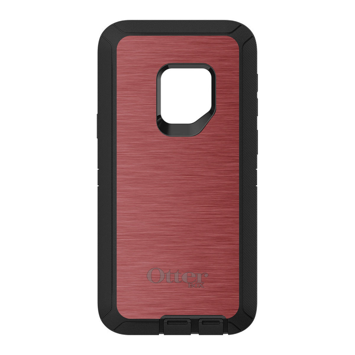 Red Stainless Steel Print OtterBox Defender Case for iPhone & Galaxy, view 11