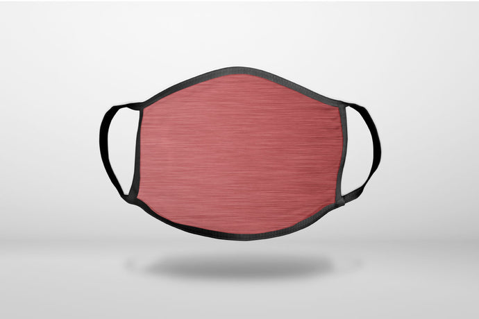 Red Stainless Steel Image Print - 3-Ply Reusable Soft Face Mask Covering, Unisex, Cotton Inner Layer
